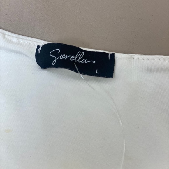 Sorella Skinny Strap Mini Dress White - Picture 2 of 3